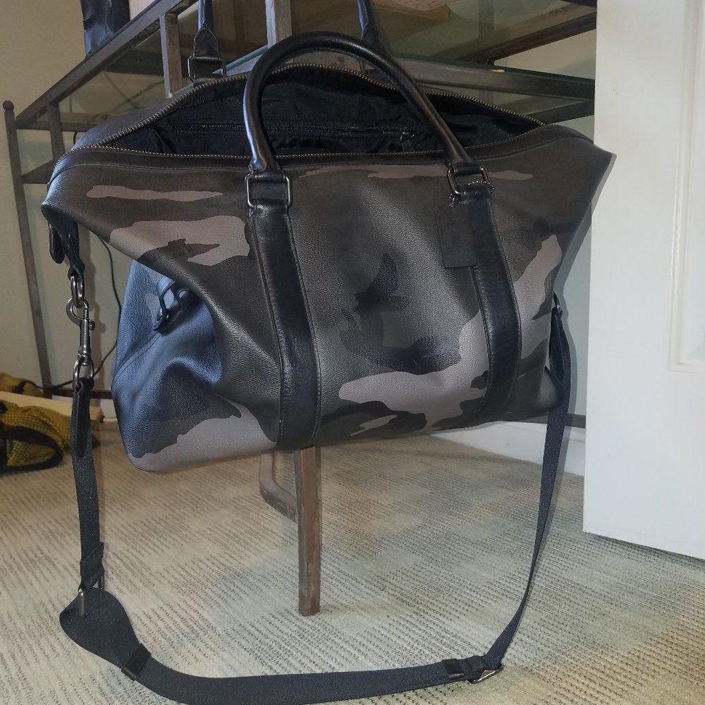 Coach Camo Overnight Bag